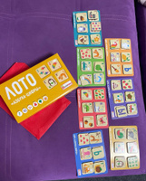Лото детское деревянное для малышей Alatoys "Азбука - цифры", 42 фишки и 7 карточек #1, Анастасия С.