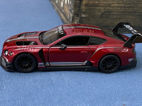 Машинка металлическая Kinsmart 1:38 Bentley Continental GT3 5417DKT инерционная, двери открываются / Черный #38, Александр А.