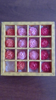 Украшение для куличей и торта шоколадное съедобные розы ручной работы цвет микс #5, Светлана Ф.