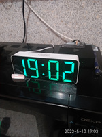 Настольные электронные часы будильник, с температурой и календарем #6, Николай К.