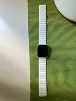 Ремешок для Apple Watch 38 / 40 / 41 mm Магнитный EcoLeather Link White #17, Кристина У.