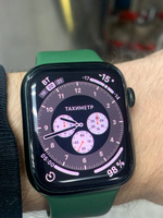 Защитная гидрогелевая пленка для смарт часов Apple Watch Series 7, 8, 9 45mm (6 штук) / Противоударная глянцевая гидропленка для Эпл Вотч 7, 8, 9 45мм / Самовосстанавливающаяся гелевая бронепленка #108, Sergey D.