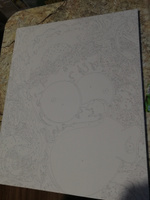Картина по Номерам 40х50 Гомер с пончиком Симпсоны Холст на Подрамнике #130, Виктория М.