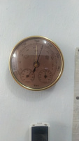 Барометр настенный с термометром и гигрометром THB9392G, золотистый #4, Александр К.