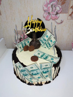 Вафельная картинка на торт ДЕНЬГИ доллар, КУПЮРЫ для украшения торта и выпечки #38, Гаяне Ш.