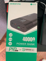 Power bank внешний аккумулятор для телефона Borofone 40000 mAh повер банк #30, Наталья О.