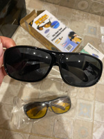 Комплект антибликовые очки для водителя / солнцезащитные / 2 шт в комплекте #18, Ирина З.