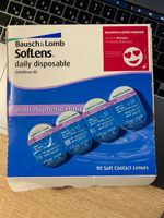 Контактные линзы Bausch + Lomb, Soflens Daily Disposable, 90 линз I 8.6 I -6.50 I однодневные I прозрачные #27, Александр