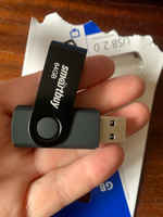 Флешка USB 2.0 Smartbuy 064GB Twist, черный #99, Анжелика З.