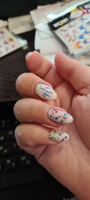 I am WOW Набор слайдеров для дизайна ногтей на водной основе. Стиль: весна и бабочки, цветы #50, Ольга Б.