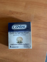 Презервативы Contex Extra Sensation, 30 шт. (набор из 10 упаковок по 3 шт.) #1, Мира Д.