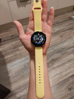 Ремешок для смарт-часов, фитнес-браслета Xiaomi, Samsung, Huawei, Honor универсальный 20 мм силиконовый браслет, желтый #12, Ольга П.