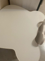 Детский стол и стул из дерева MEGA TOYS Мишка комплект деревянный белый столик со стульчиком / набор мебели для детской комнаты рисования и кормления малышей / подарок на 1 годик девочке и мальчику #88, Александра А.