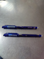 Набор ручка гелевая "Пиши-стирай", стираемые чернила, синий цвет, 0,5 мм, 2 шт. #2, Надежда А.