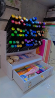 Подставка Erby органайзер для канцелярии маркеров тетрадей, книг, карандаша ручек школьных офисных канцтоваров #95, Любовь К.