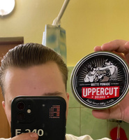 Матовая помада для укладки волос на водной основе средней фиксации Uppercut Deluxe Matte Pomade Water Based 100 г #1, Фёдор Д.