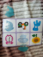 Детское пластиковое лото "Силуэты", настольная развивающая игра-головоломка для детей, 36 прозрачных карточек + 6 полей #8, Ольга Б.