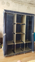 Тканевый шкаф для хранения одежды гардероб складной COSTWAY-R-08002BB #7, Валерия Г.