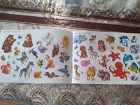 Наклейки для детей "Веселые животные" БУКВА-ЛЕНД, 100 наклеек, стикеры, для малышей #69, Анжелика С.