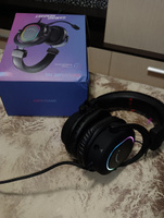 Игровая гарнитура Fifine H6 Gaming Headsets c RGB подсветкой (Black), Полноразмерные игровые наушники, Гарнитура для PC, MAC, PS #86, Сергей У.