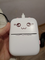 Портативный детский мини принтер (Mini Printer), электронная игрушка, карманный принтер для печати, цвет - розовый #5, Дарья М.