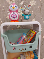 Стеллаж для игрушек пластиковый детский ZoomLife, комод для игрушек с 4 ящиками в детскую комнату на колесах #3, Наталия П.