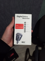 Цифровой диктофон с дисплеем для записи голоса и разговоров, набор аксессуаров в комплекте, объём памяти 16 GB #4, Артем С.