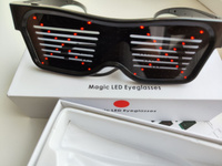 Светодиодные LED очки. Светящиеся очки, Bluetooth. Bluetooth Magic Led. #7, Юлия Е.