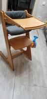 Стульчик для кормления Конек Горбунек Комфорт, растущий стул для детей со столиком и ограничителем от 6 месяцев, сандал #11, Мария П.