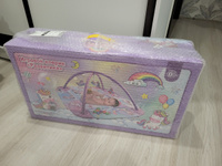 Развивающий коврик для новорожденного малыша Развитика розовый, дуга с игрушками #64, Данилова Мария