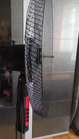 Вентилятор напольный STINGRAY ST-FN4101A с сеткой и таймером d 40 см, 50Вт, черный/красный #24, Раушан К.