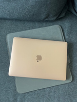 Чехол из экокожи конверт подставка для Apple MacBook Pro Air M1 M2 M3, серый #93, Марина Т.