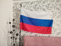Флаг России напольный с флагштоком, высота 2,3 м, полотно: 90х135 см #5, Ирина А.