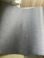 Самоклеящаяся пленка для мебели серый шлифованный алюминий (1м х 0.5м) Темно-серая #65, Светлана Ш.