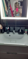 Набор для ванной комнаты "Камни", 4 предмета: мыльница, дозатор для мыла 450 мл, 2 стакана под зубные щетки и пасту, керамика #4, Руслана Я.