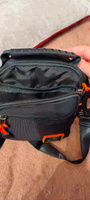 Сумка мужская через плечо барсетка на плечо мессенджер на ремне черная текстильная #49, К Н.