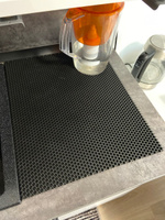 Эва коврик для сушки посуды после мытья на кухню, непромокаемые черные соты, 50 х 40 см #101, Виктория А.