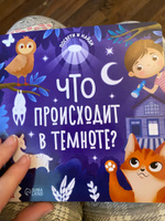 Книжка с фонариком, "Что происходит в темноте?", Буква-Ленд, книги для детей 3+ #39, Ирина Э.