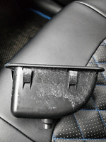 Ручка-кармашек обивки водительской с эко коже с синей строчкой двери Лада Гранта/Калина-2 #111, Александр Б.