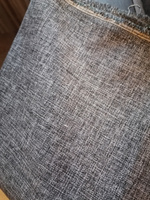 Ткань Рогожка-средняя, однотонная, цвет: Серый, отрез - 5 м. #48, Марина Р.