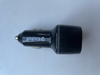 Автомобильное зарядное устройство / зарядка в прикуриватель / Krutoff CCH-03 USB QC 3.0 + PD Type-C, 36W (black) #7, Гасан Г.