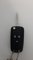 Корпус для ключа зажигания Шевроле Круз Авео Орландо, корпус ключа Chevrolet Cruze Aveo Orlando, 3 кнопки #7, Юрий А.