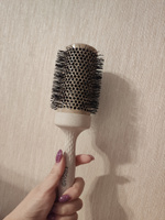 KosmoShtuchki Термобрашинг керамический 53мм БИО, расческа брашинг круглая для укладки волос феном #20, Элина А.