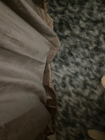 Ковер на пол/Ковер для комнаты с длинным ворсом 120х170 серый ковер комнатный, прикроватный, пушистый в комнату, спальню, гостиную, прихожую,мягкий ворс 35 мм #94, Виктория С.