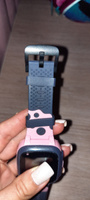 Универсальный сменный мягкий ремешок 20 мм для детских умных часов/для LT25, Y95 (сине-розовый) #4, Ирина К.