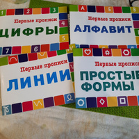 Набор "Первые прописи, 4 шт" на плотной бумаге (арт. 109) | Смирнова Юлия #76, Татьяна П.