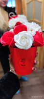 Букет из мыльных роз, цветы из мыла, Цветы на 14 февраля и 8 марта #4, Горохова Н.