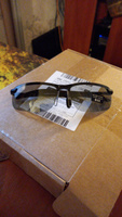 Фотохромные поляризованные солнцезащитные очки без оправы для дневного и ночного вождения - черные #1, Денис П.