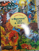 Виммельбух I Книга для детей Найди и покажи I Гляделка I Времена года в лесу #6, Латышова А.