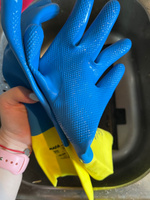 Перчатки хозяйственные для мытья посуды повышенной прочности, латексные для ремонта и уборки сада / Универсальная защита для рук #121, Ангелина Х.
